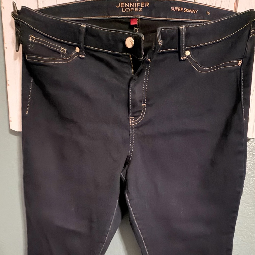 Jennifer Lopez Dark Denim Super Skinny Jeans 2 exact pair for one price